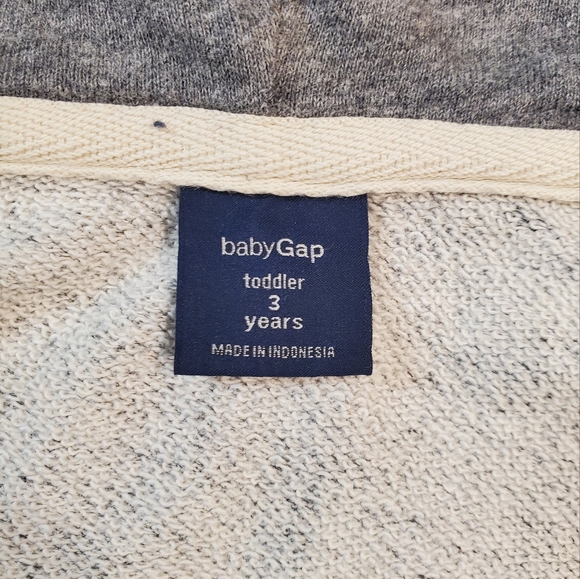 Gap Kids Toddler Full Zip Logo Hoodie Fleece Size 3 Years - Picture 5 of 6